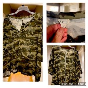 Oversized Camo Shirt